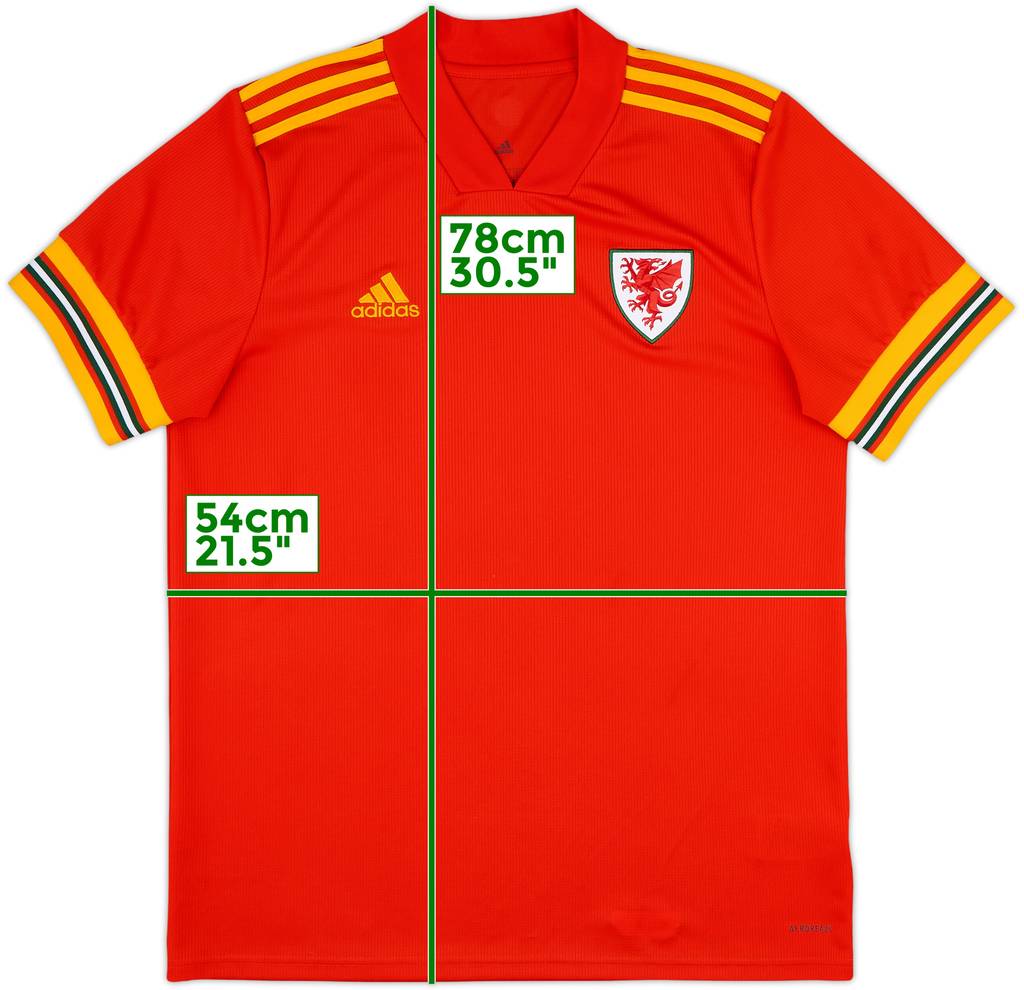 2020-21 Wales Home Shirt - 8/10 - (L)