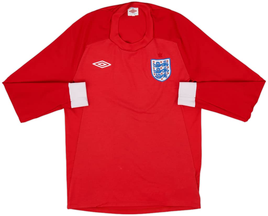 2010-11 England Away L/S Shirt - 9/10 - (M)