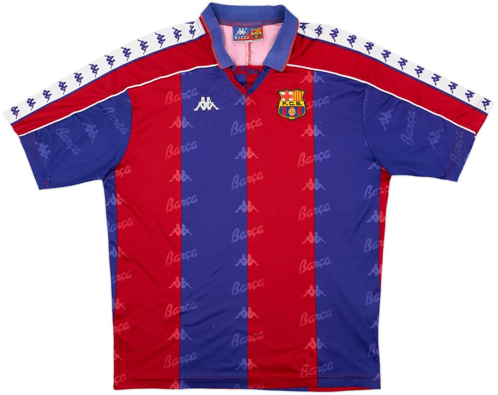 1992-95 Barcelona Home Shirt - 6/10 - (L)