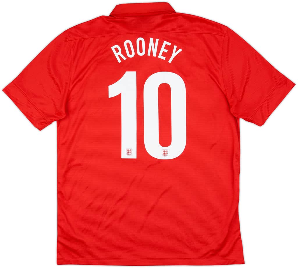 2013 England Away 150th Anniversary Shirt Rooney #10 - 8/10 - (S)