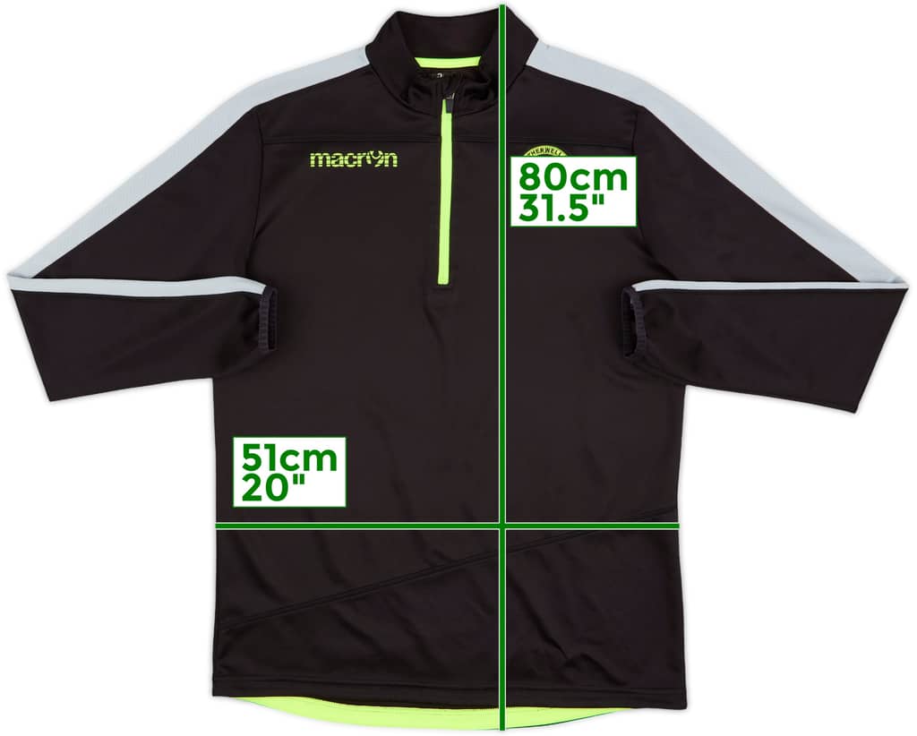 2014-15 Motherwell Macron 1/4 Zip Drill Top - 8/10 - (XL)