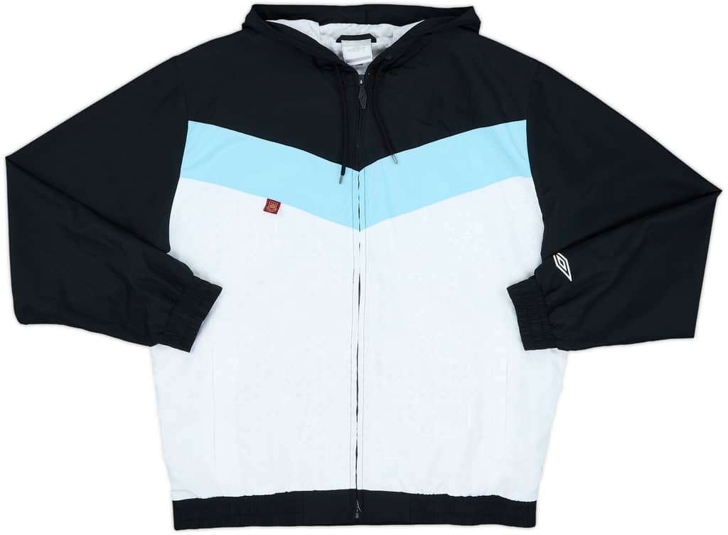 2007-08 West Ham Umbro Hooded Track Jacket - 8/10 - (L)