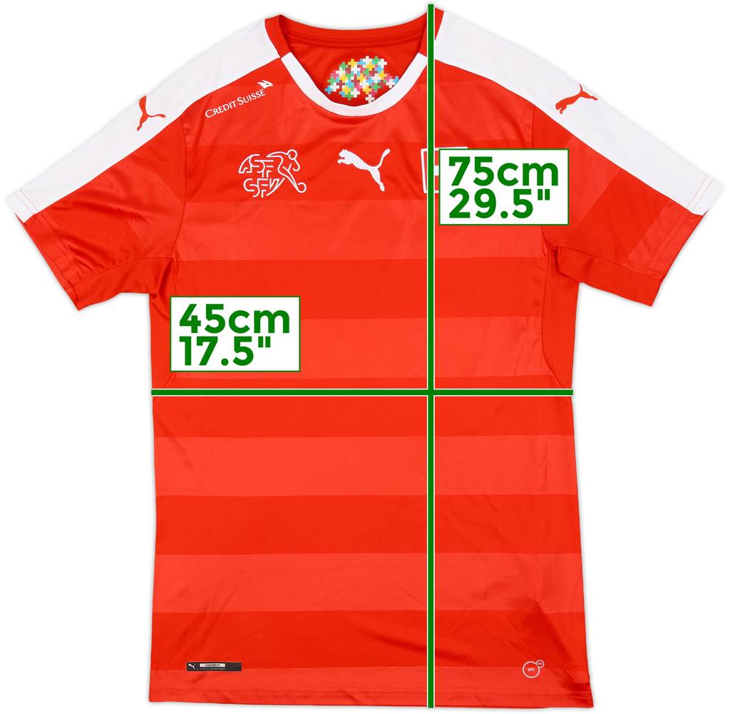 2016-17 Switzerland Home Shirt - 8/10 - (S)