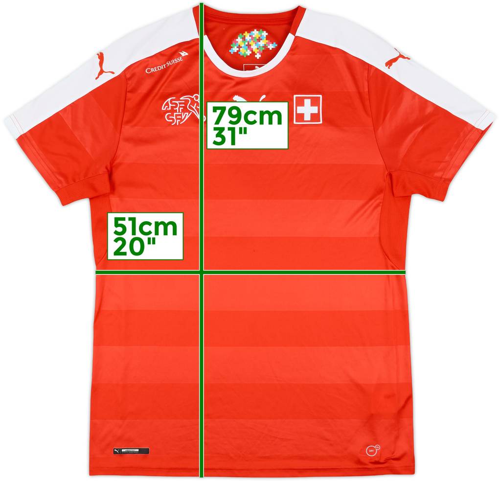 2016-17 Switzerland Home Shirt - 6/10 - (L)