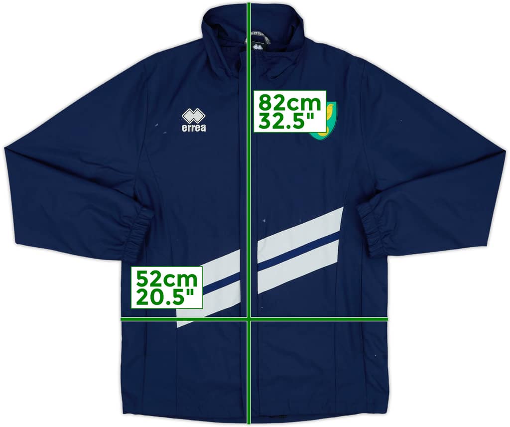 2014-15 Norwich Errea Track Jacket - 7/10 - (S)