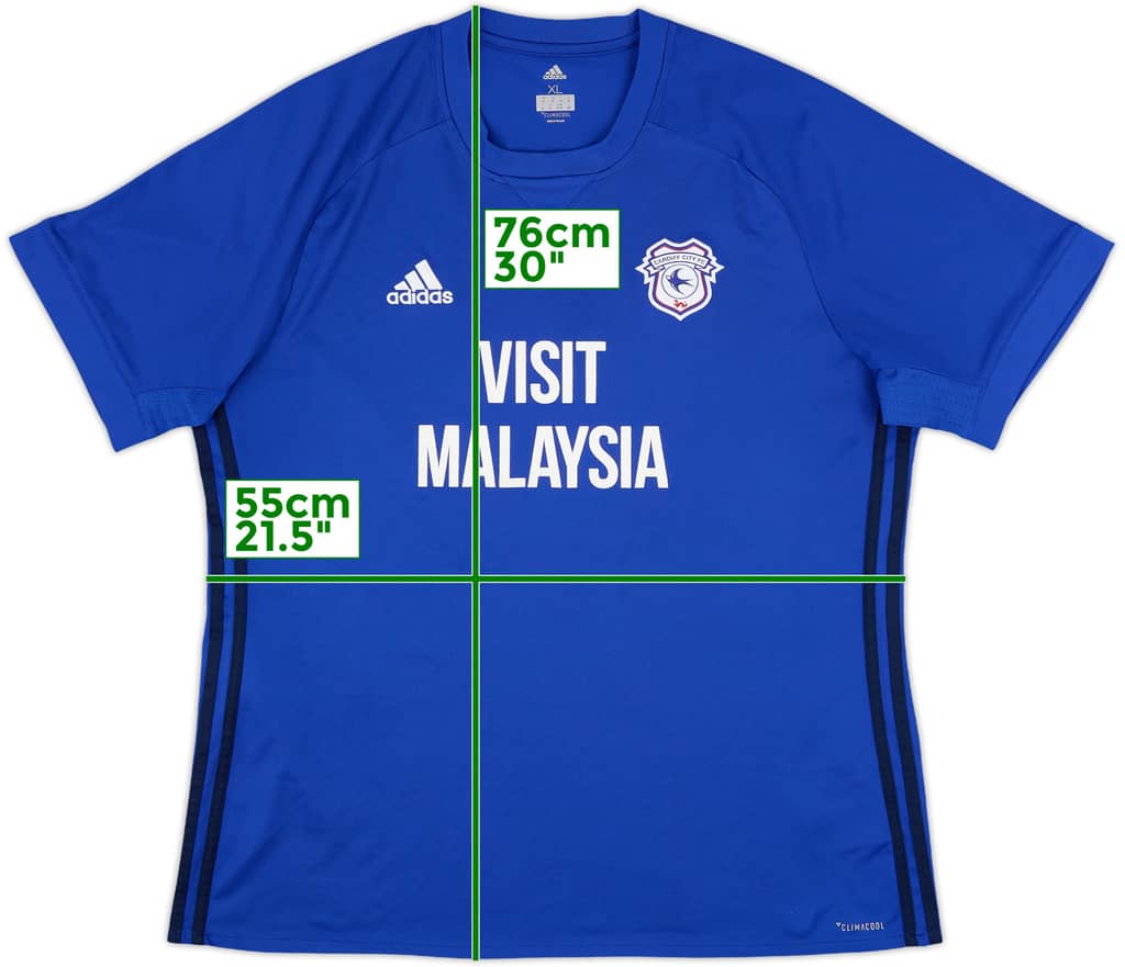 2017-18 Cardiff City Home Shirt - 7/10 - (XL)