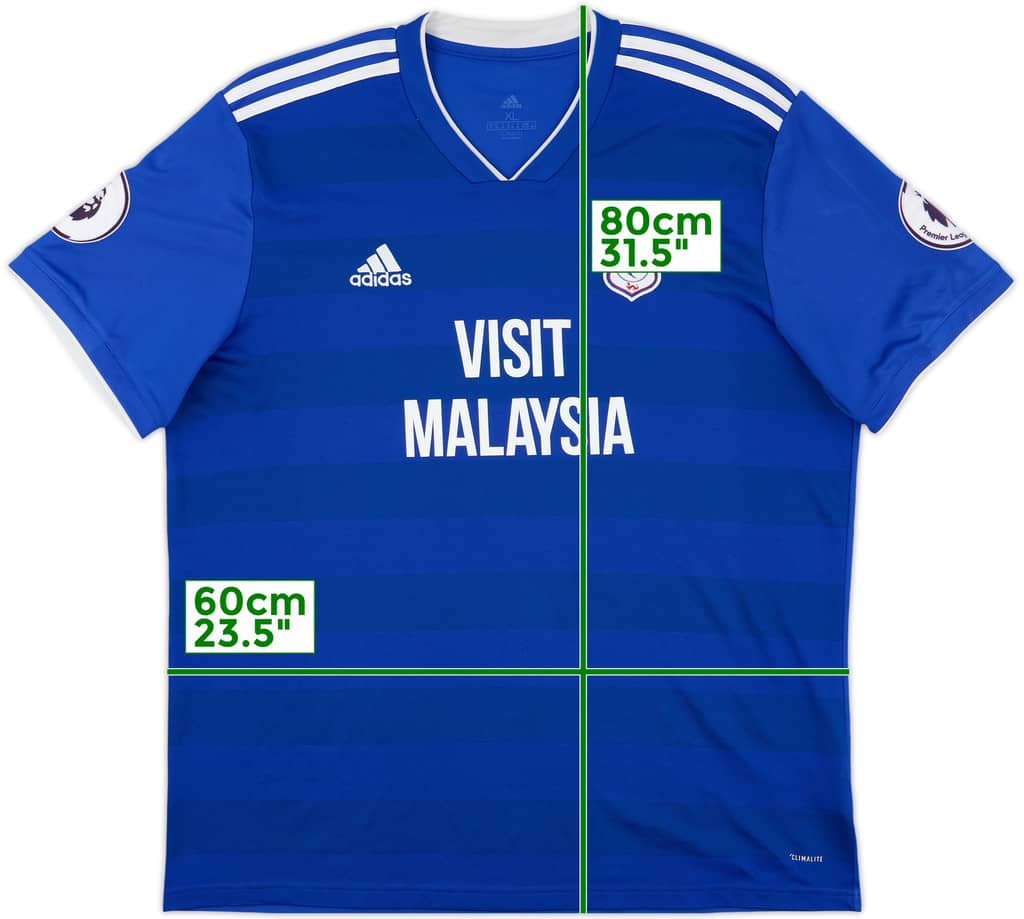 2018-19 Cardiff Home Shirt - 8/10 - (XL)