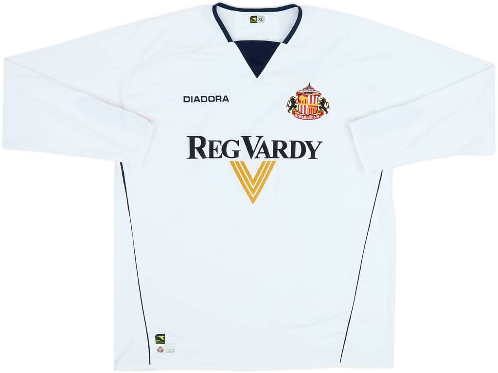 2004-05 Sunderland Away L/S Shirt - 7/10 - (XL)