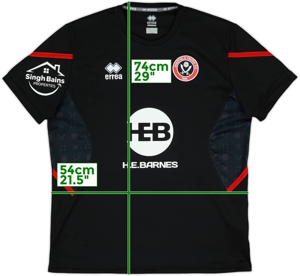 2022-23 Sheffield United Errea Staff Issue Training Shirt CK - 9/10 - (L)