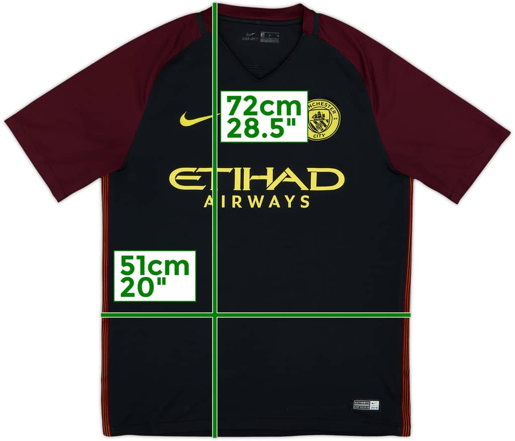 2016-17 Manchester City Away Shirt - 5/10 - (M)