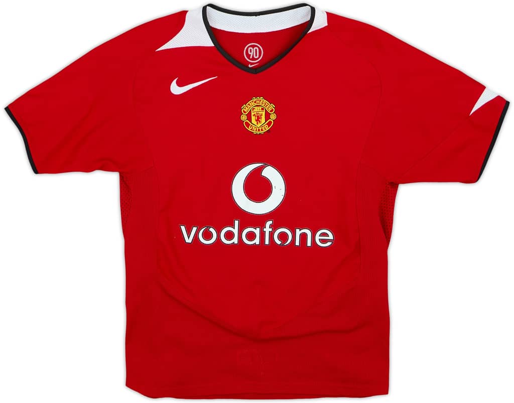 2004-06 Manchester United Home Shirt - 6/10 - (9-10 Years)