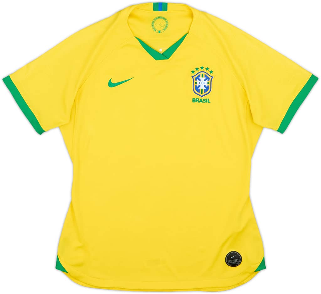 2019-20 Brazil Home Shirt - 6/10 - (Women's L)