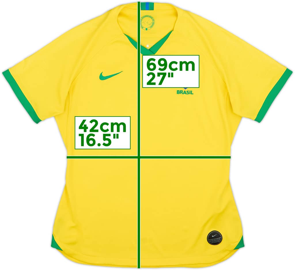 2019-20 Brazil Home Shirt - 6/10 - (Women's L)