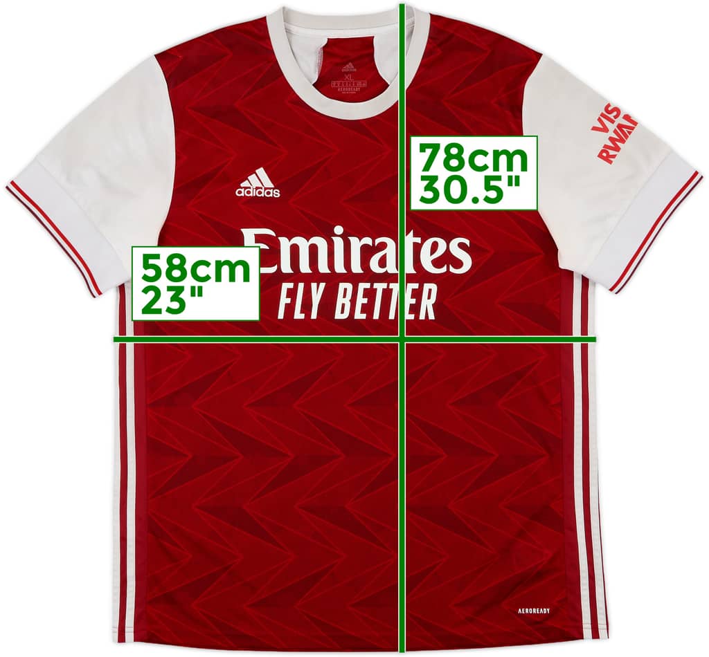 2020-21 Arsenal Home Shirt - 4/10 - (XL)