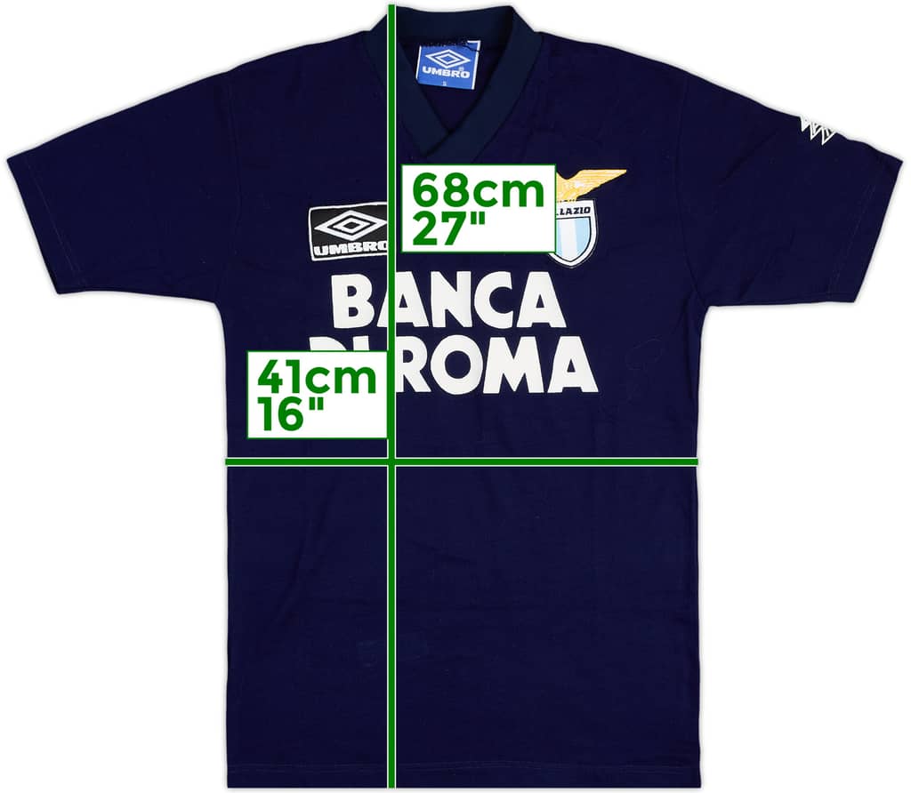 1995-96 Lazio Umbro Training Shirt - 10/10 - (S)