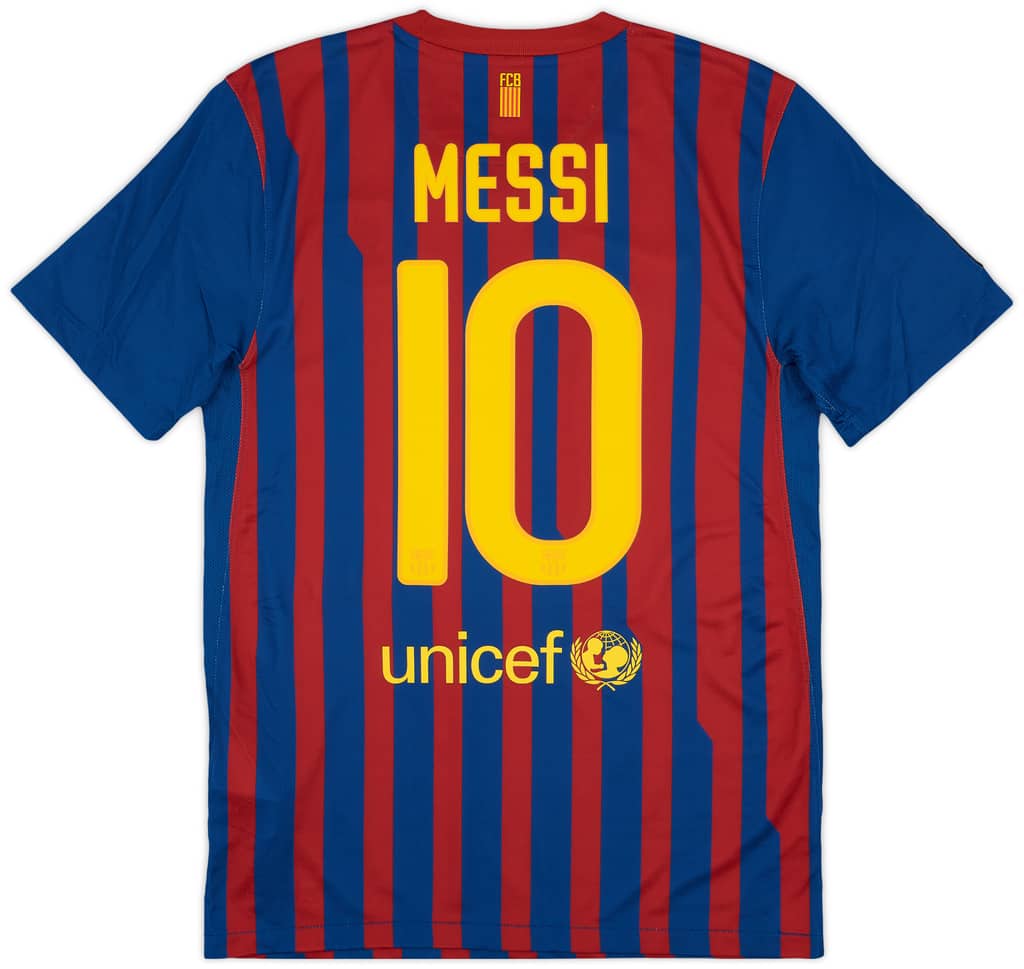 2011-12 Barcelona Home Shirt Messi #10 - 9/10 - (S)