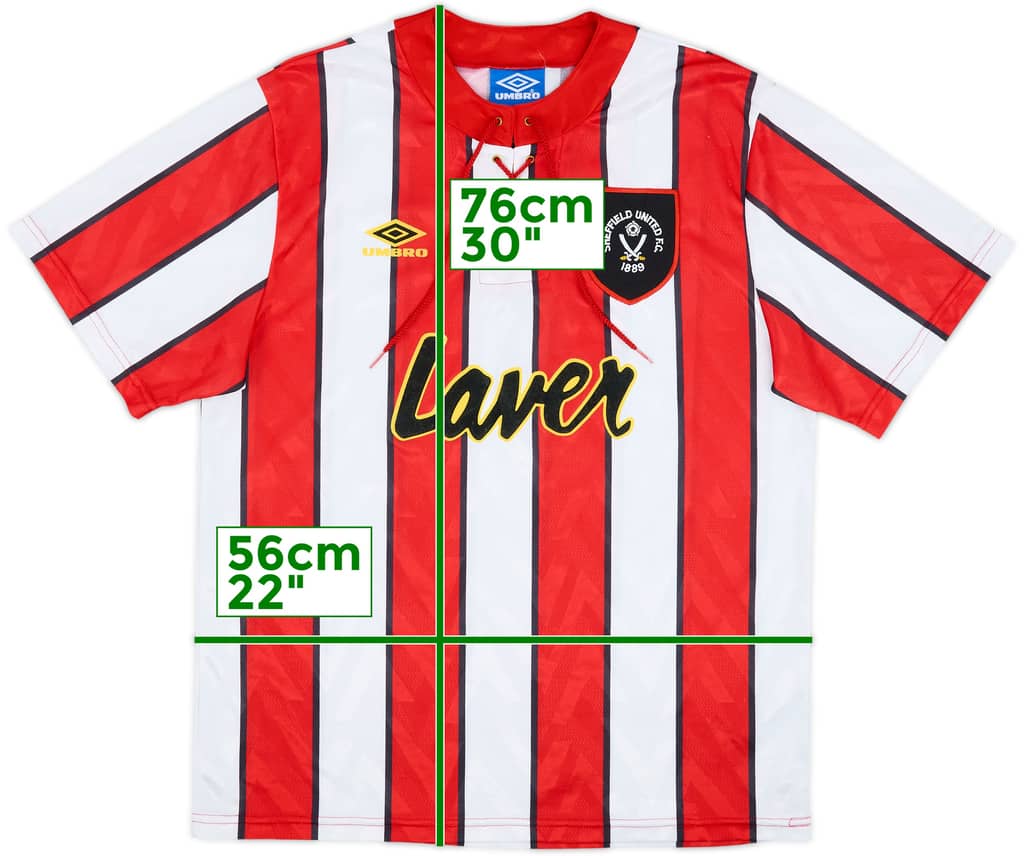 1992-94 Sheffield United Home Shirt - 10/10 - (L)