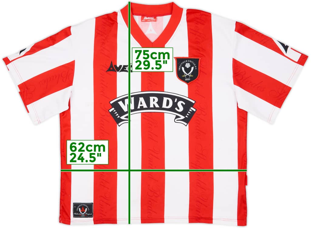 1996-97 Sheffield United Home Shirt - 7/10 - (L)