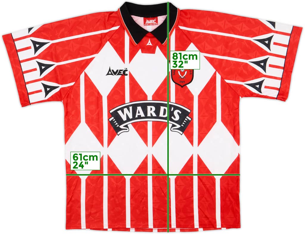 1995-96 Sheffield United Home Shirt - 8/10 - (L)
