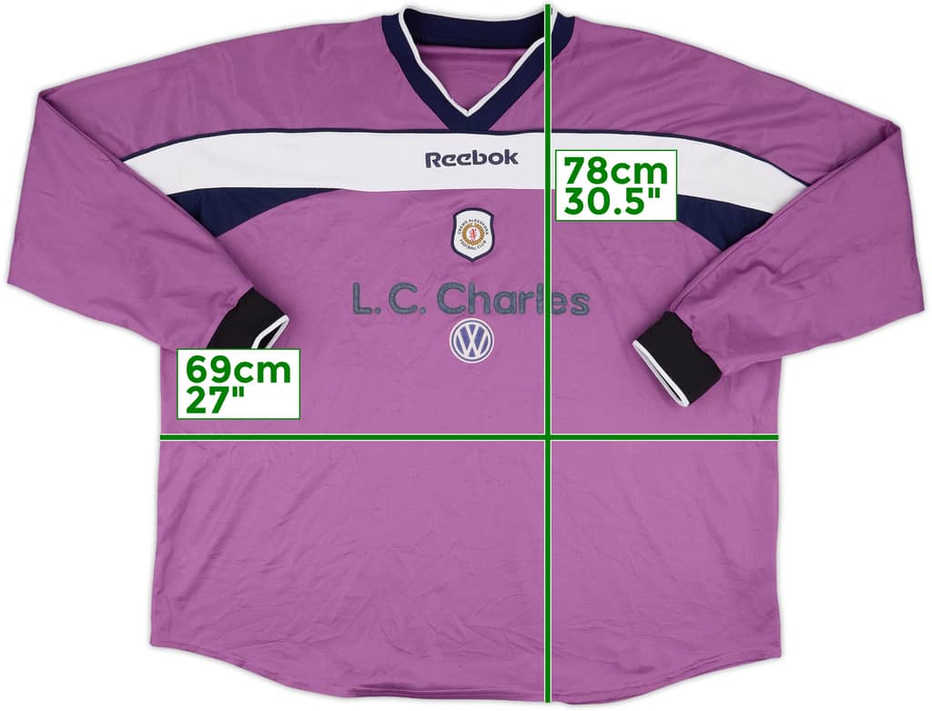 2001-02 Crewe GK Shirt - 6/10 - (XXL)