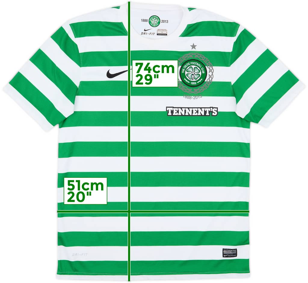 2012-13 Celtic '125th Anniversary' Home Shirt - 8/10 - (M)