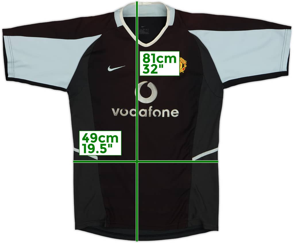 2002-04 Manchester United GK Shirt - 8/10 - (XL.Boys)