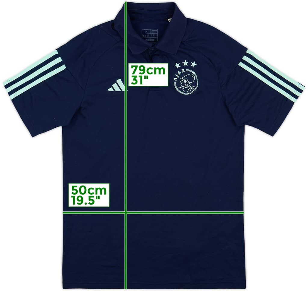 2023-24 Ajax adidas Polo Shirt - 9/10 - (M)
