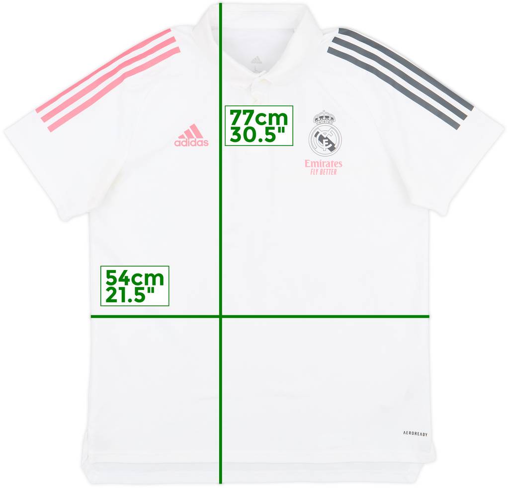 2020-21 Real Madrid adidas Polo Shirt - 6/10 - (L)
