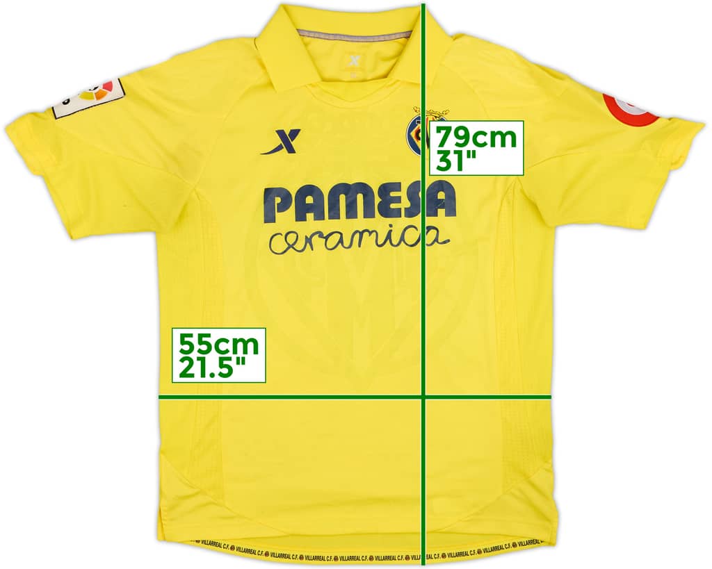 2011-12 Villarreal Home Shirt - 8/10 - (XL)