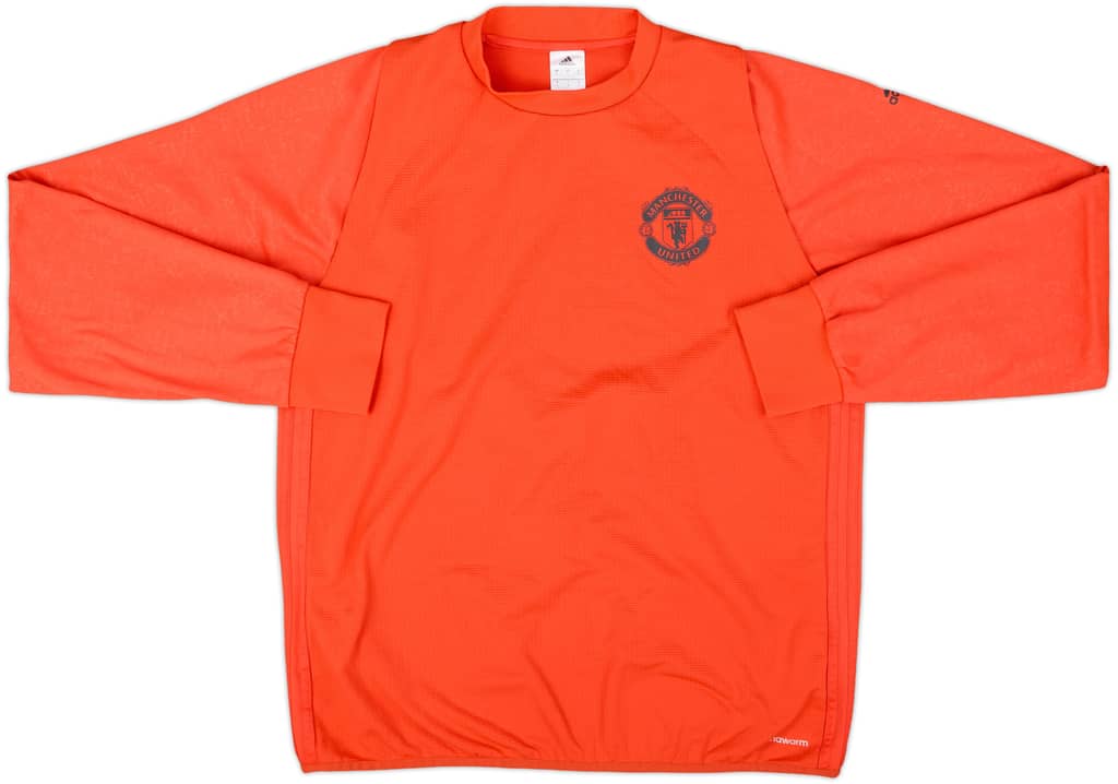 2016-17 Manchester United adidas Sweat Top - 9/10 - (L)