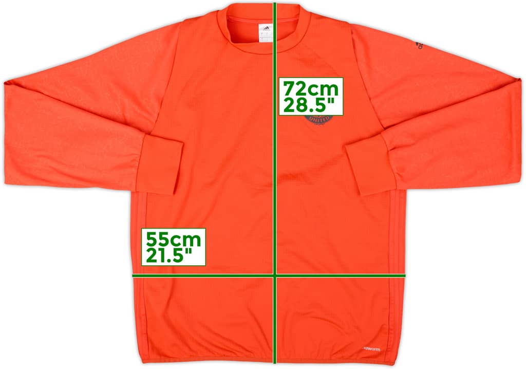 2016-17 Manchester United adidas Sweat Top - 9/10 - (L)