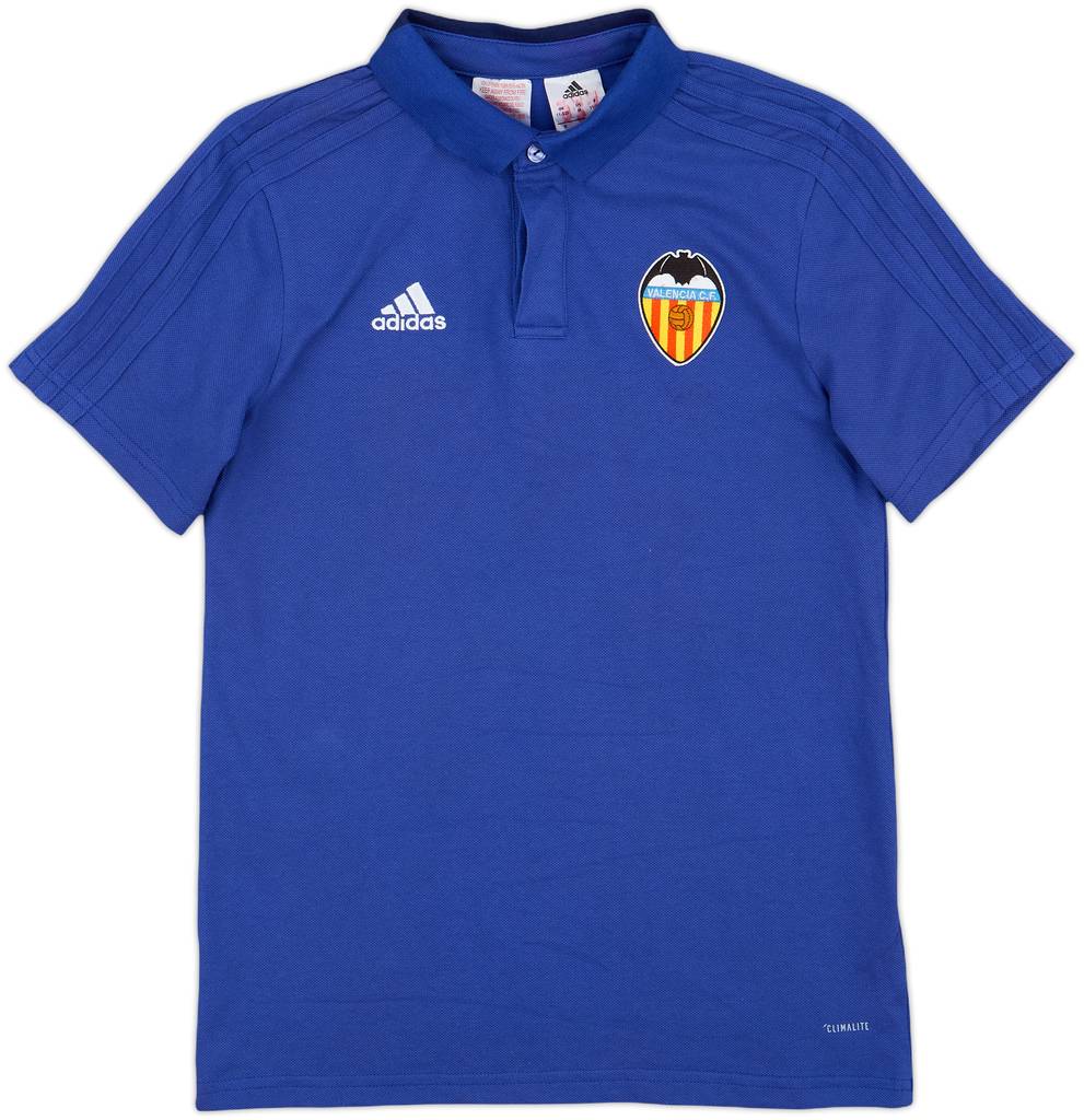 2018-19 Valencia adidas Polo Shirt - 8/10 - (M.Boys)