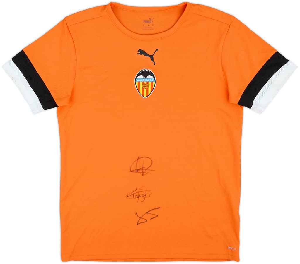 2024-25 Valencia Signed Puma Training Shirt - 9/10 - (M)