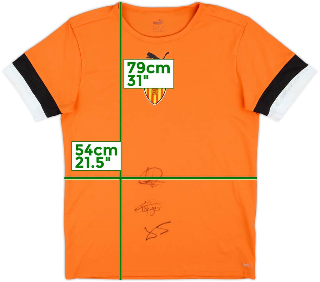 2024-25 Valencia Signed Puma Training Shirt - 9/10 - (M)