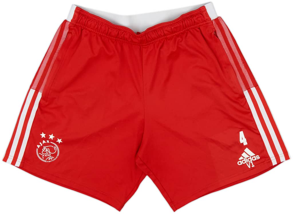 2021-22 Ajax Player Issue adidas Training Shorts #4 - 7/10 - (M)