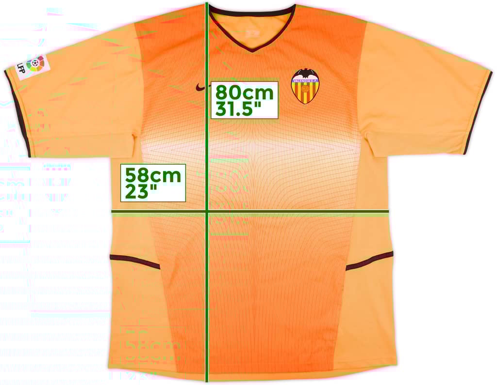 2002-03 Valencia Away Shirt - 8/10 - (XL)
