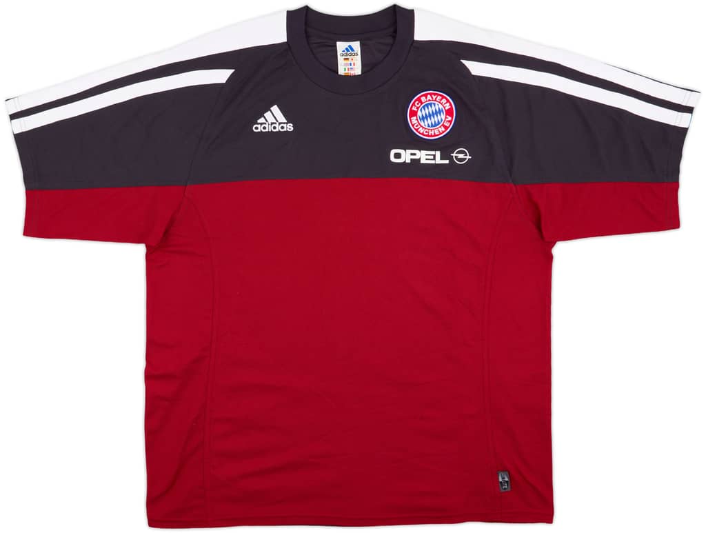 2001-02 Bayern Munich adidas Training Shirt - 8/10 - (L)