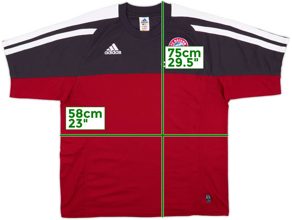 2001-02 Bayern Munich adidas Training Shirt - 8/10 - (L)