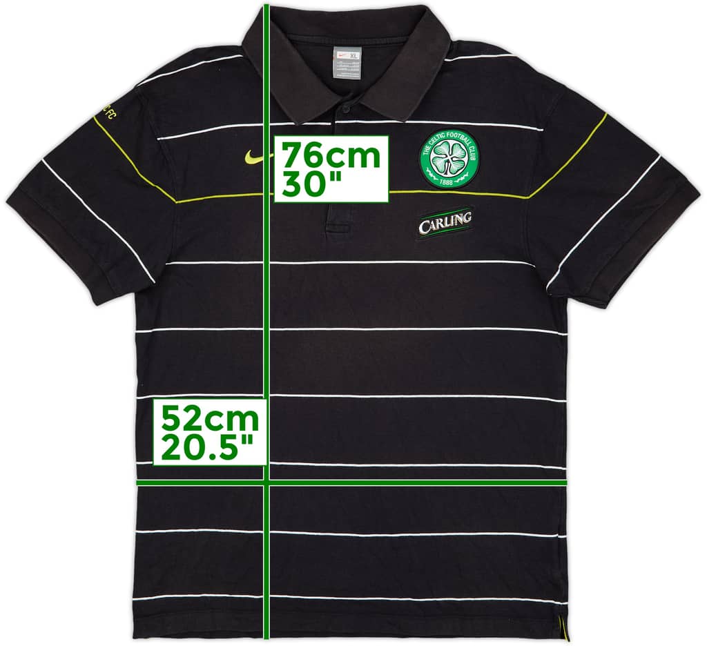 2008-09 Celtic Nike Polo Shirt - 8/10 - (XL)