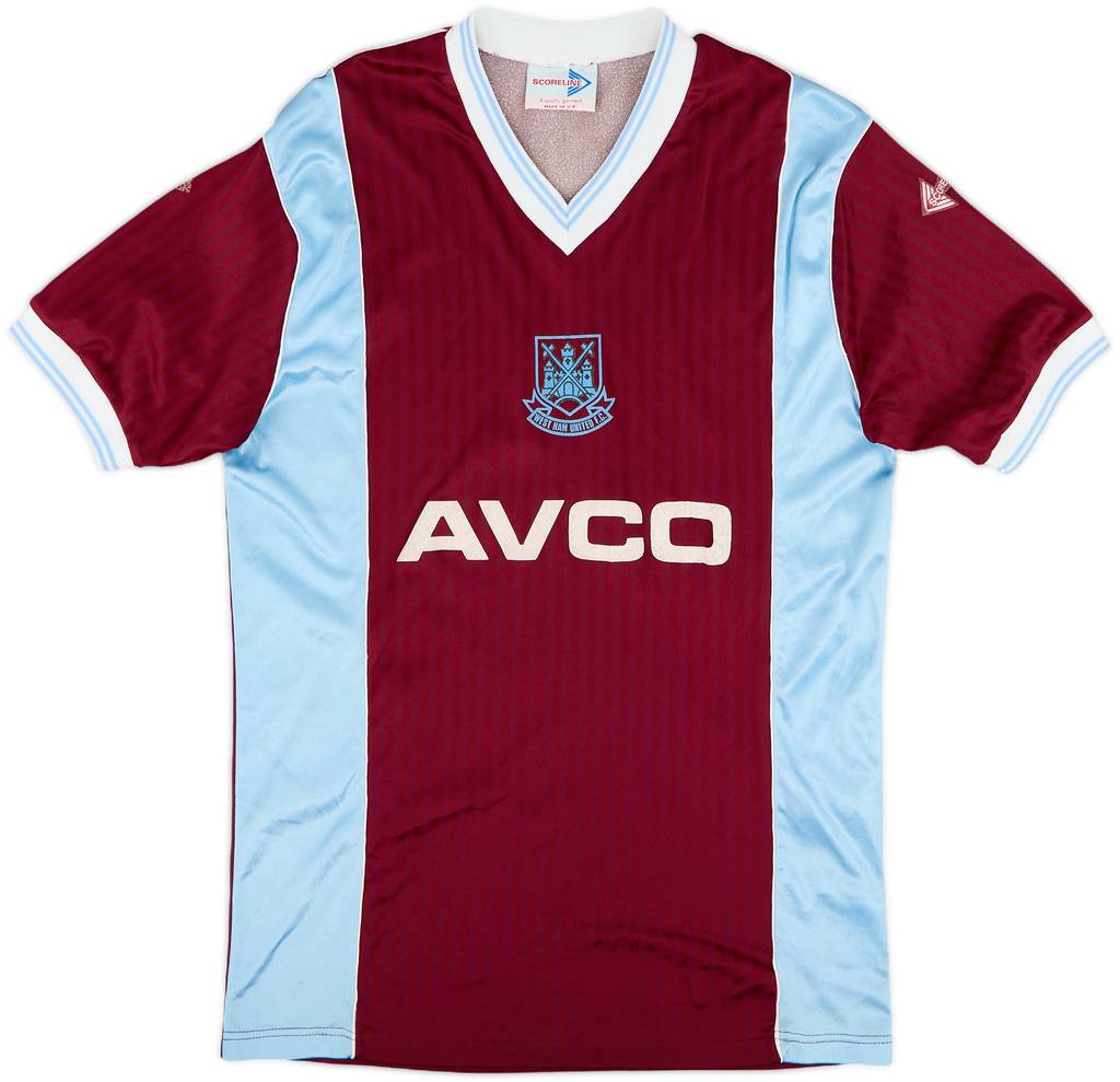 1987-89 West Ham Home Shirt - 6/10 - (M)