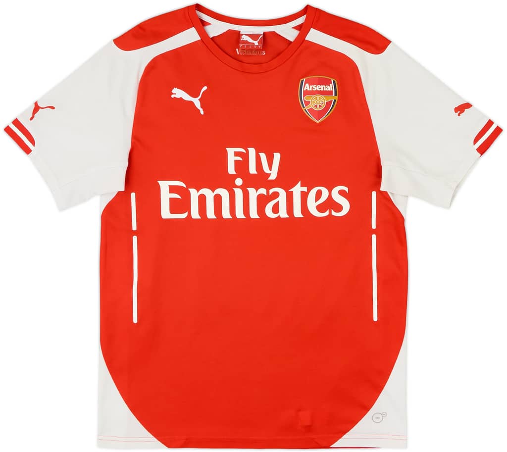 2014-15 Arsenal Home Shirt Arteta #8 - 5/10 - (S)