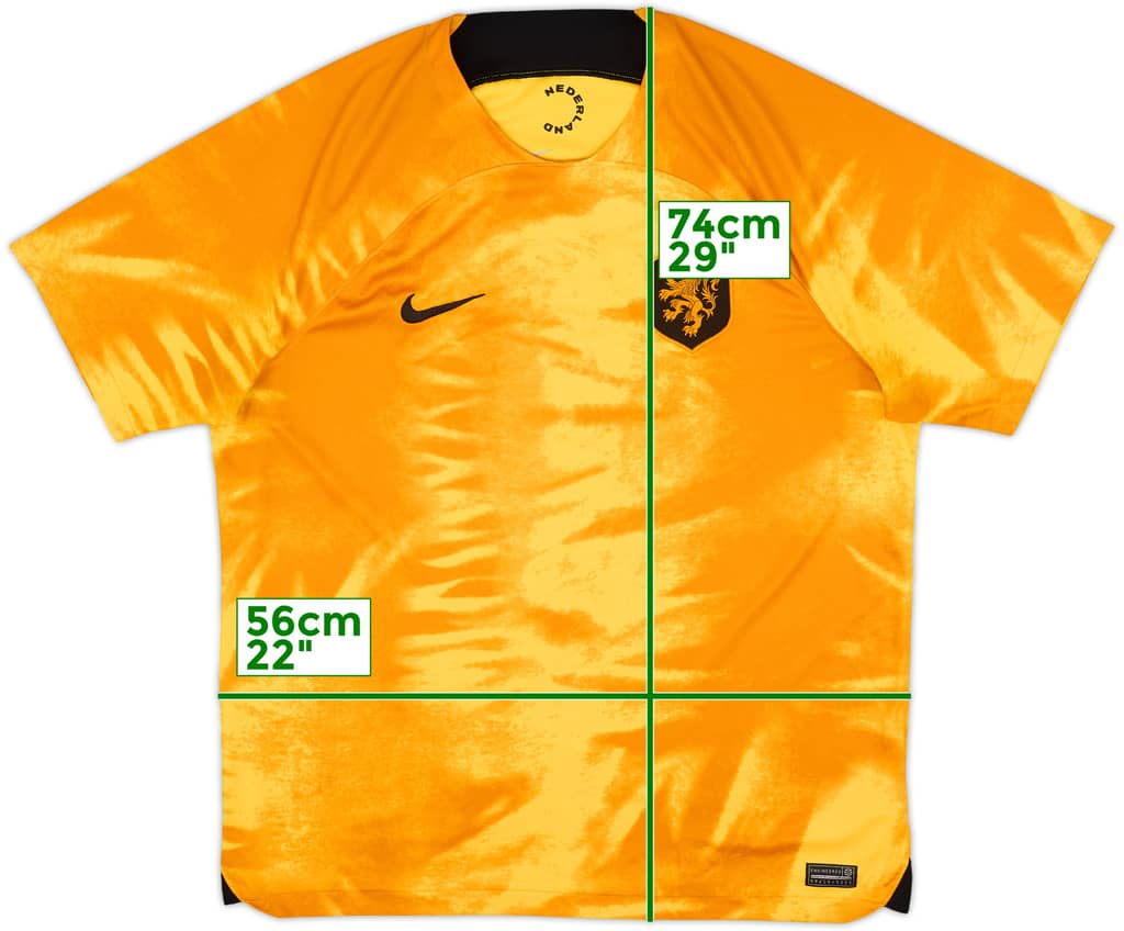 2022-23 Netherlands Home Shirt - 9/10 - (XL)