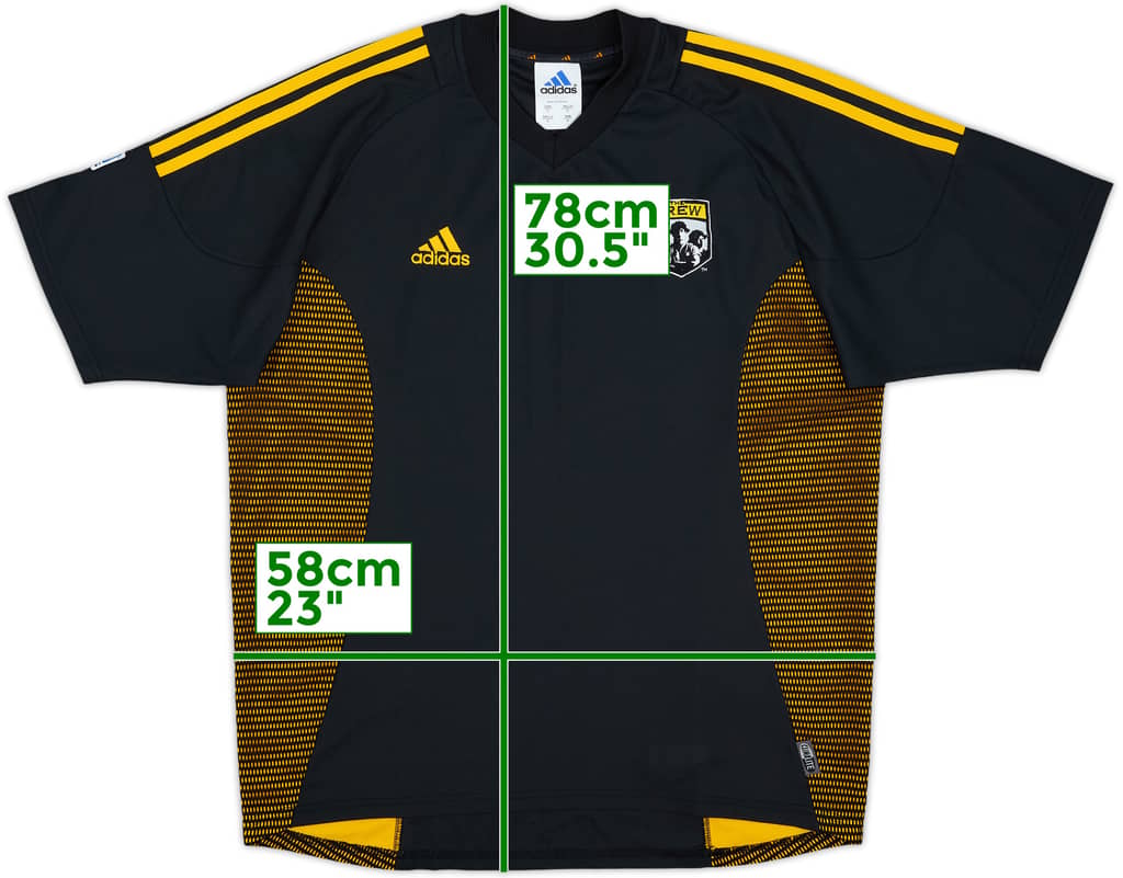 Camiseta de visitante del Columbus Crew 2002 - 10/10 - (L)