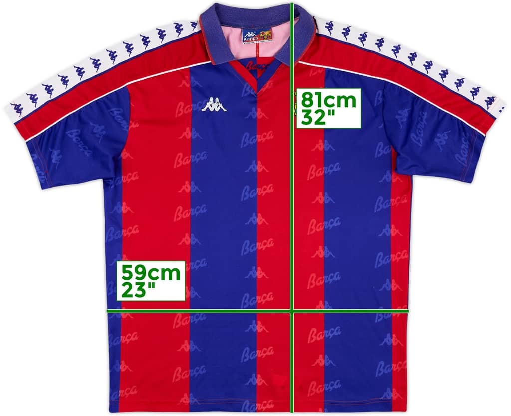 1992-95 Barcelona Home Shirt - 8/10 - (XL)