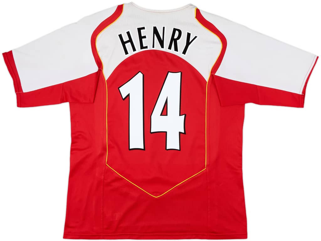 2004-05 Arsenal Home Shirt Henry #14 - 6/10 - (L)