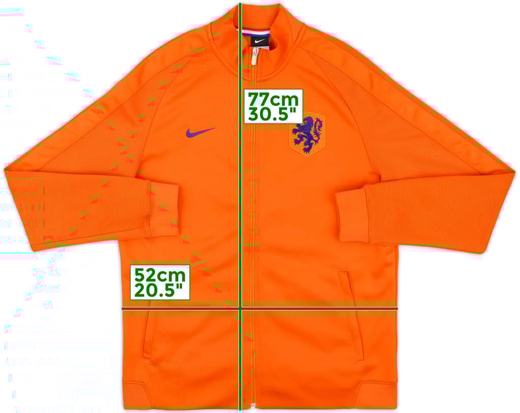 2016-18 Netherlands Nike Track Jacket - 8/10 - (L)