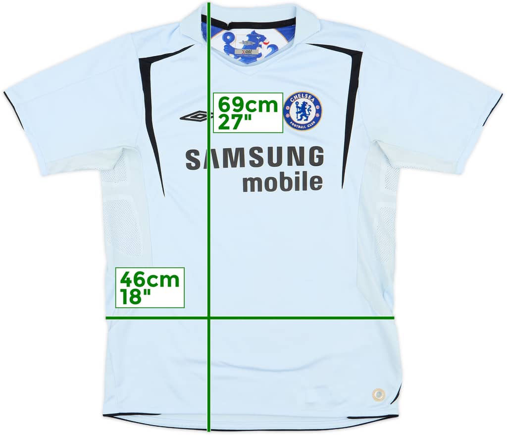 2005-06 Chelsea Away Shirt - 8/10 - (XL.Boys)