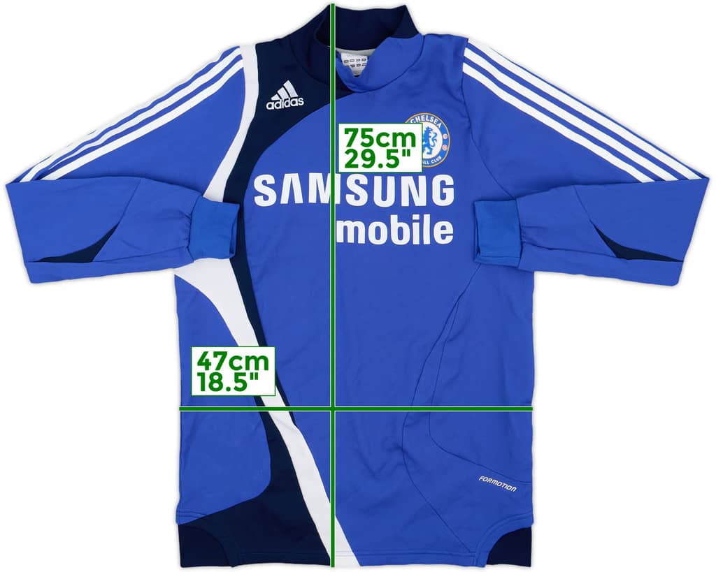 2007-08 Chelsea adidas Formotion Drill Top - 8/10 - (M)