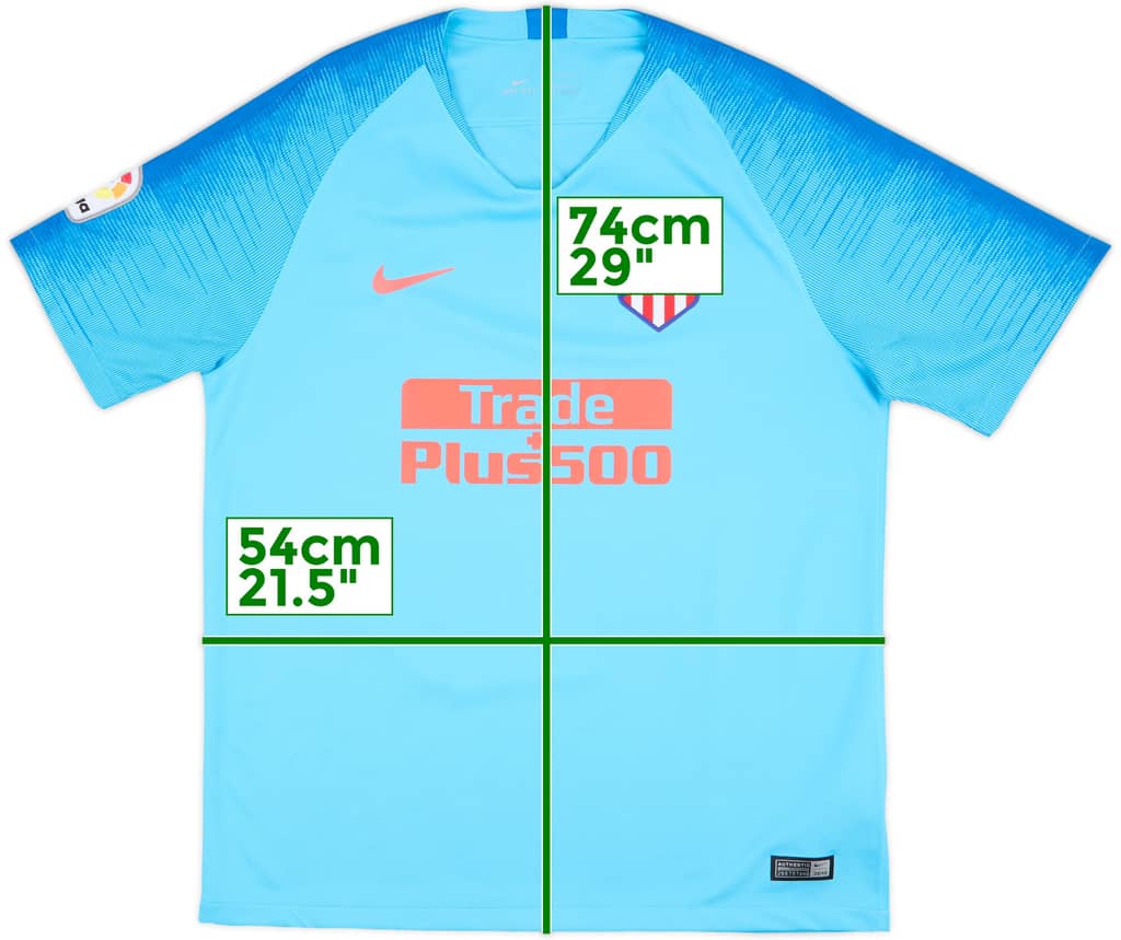 2018-19 Atletico Madrid Away Shirt - 9/10 - (L)