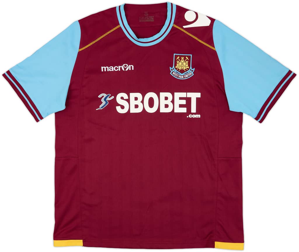 2011-12 West Ham Home Shirt - 7/10 - (XL)